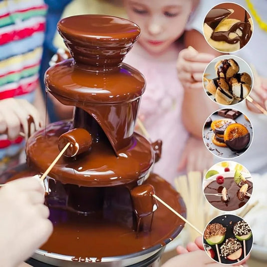 3-tier Chocolate Fondue Fountain