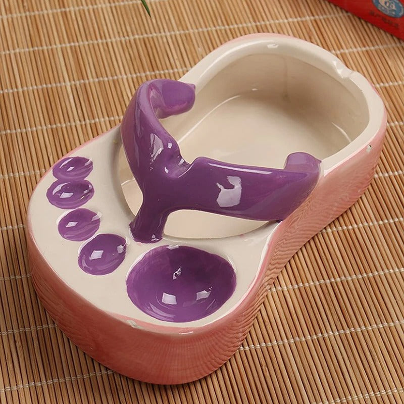 Ceramic Flip Flop Saucer